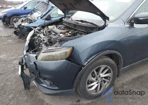 2014 Nissan Rogue Sl из США, поврежденный, VIN 5N1AT2MV9EC785889